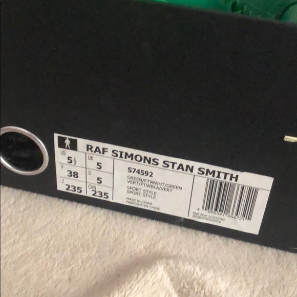 Adidas RAF simons size 5 Stan Smith - Picture 3 of 4